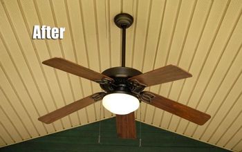 Thrifty, DIY Outdoor Fan Makeover