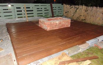 Pallet Deck With Fire Pit