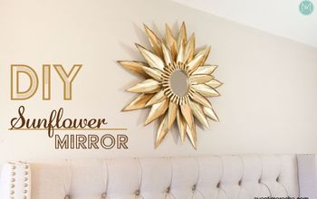 Sunflower/Sunburst Mirror Made With Cardstock